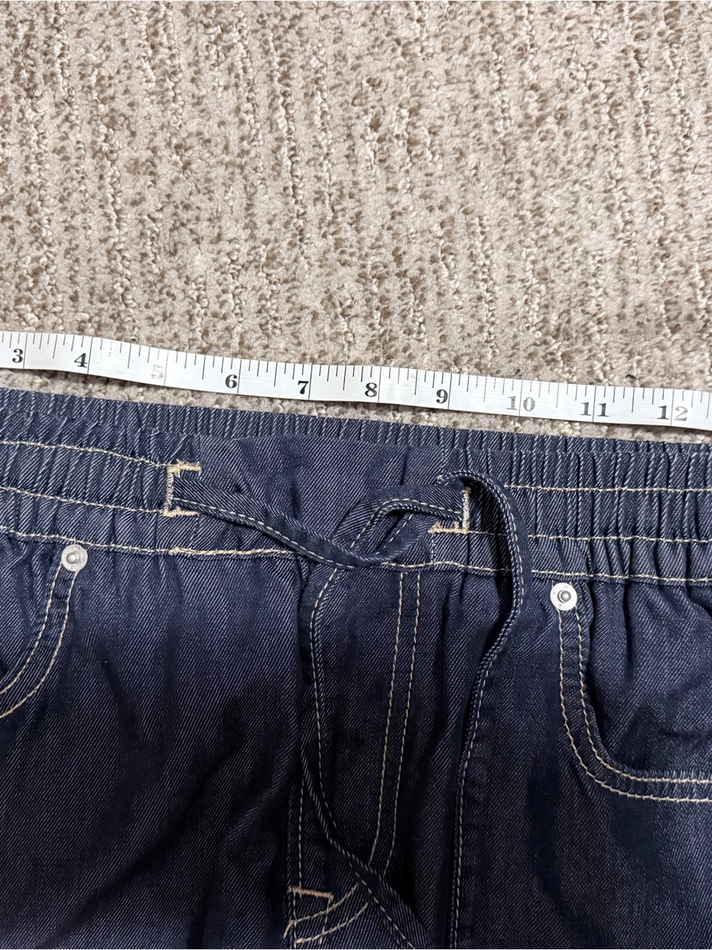 Mica premium denim Wide-Leg jeans - Dark Indigo - Picture 3 of 7